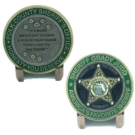 Polk County Sheriff Grady Judd Quotes Gun in Your Hands - Etsy