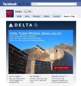 Delta Airlines to sell tickets via Facebook - Retail in Asia