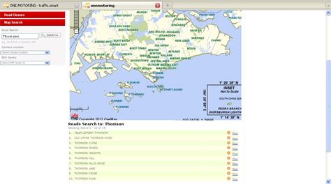 OneMap.sg: OneMap.sg: ONE.MOTORING Traffic.Smart - Your One Stop Site for all Traffic ...