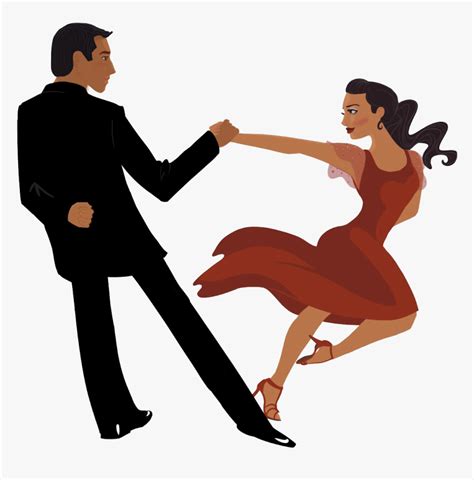 And Latin Ballroom Dancing Dance Men Tango Clipart - Salsa Dance Png ...