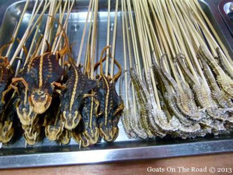 7 Seriously Strange Street Foods In China - Goats On The Road