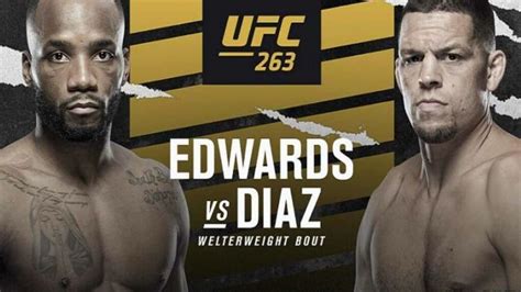 How Nate Diaz has an advantage over Leon Edwards at UFC 263? – FirstSportz