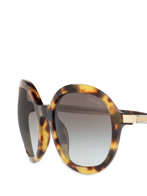 Prada Eyewear Heritage Round Frame Sunglasses - Farfetch