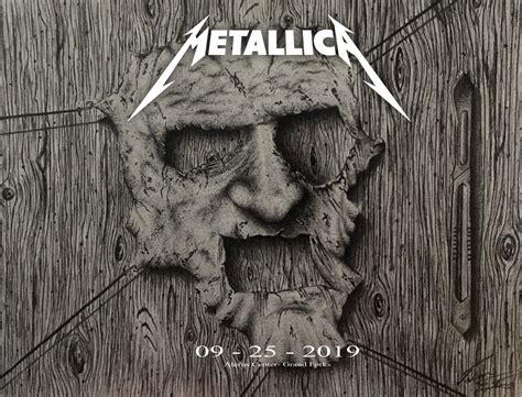 Tried drawing a Metallica concert poster. Thoughts? : r/Metallica