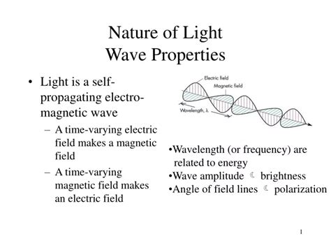 PPT - Nature of Light Wave Properties PowerPoint Presentation, free ...