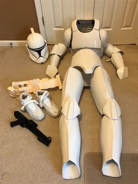 STAR WARS CLONE TROOPER Armor Costume with Helmet | #1889577261