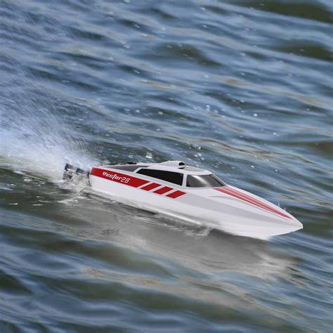 Racing Boat Remote Control 2.4GHz Brushed 30km/h High Speed Pool RTR | Radio controlled boats ...