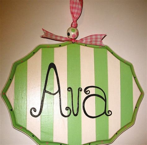 Personalized Baby Name Plaque