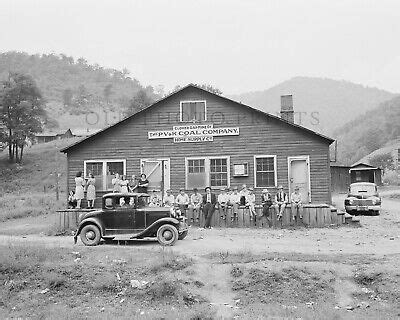 Coal Miners Company Store Photo Vintage Kentucky Coal Mining Photo 1946 8x10 | eBay