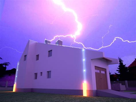 Lightning rod installation - Virtual Architecture - Zoran Zivic