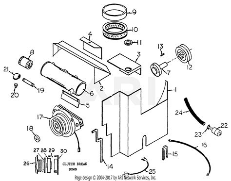 MTD 132-026-190 FR-2000C (1992) Parts Diagram for Onan Engine Parts