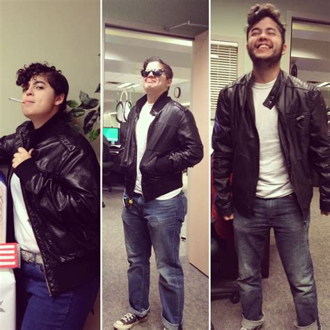 Greaser costume through the years (2013, 2016, 2018) : r/ftm