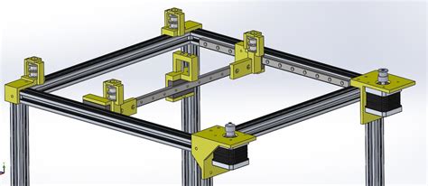 Thoughts, advice or criticism on my first 3D printer design (Corexy ...