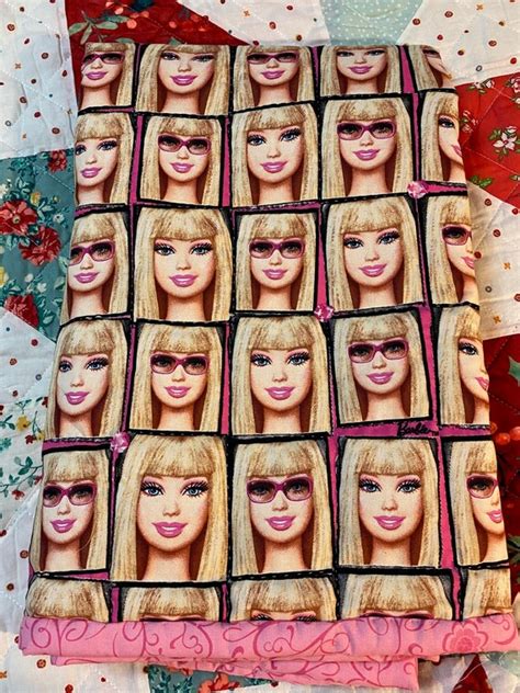 Barbie Baby Quilt Barbie Toddler Quilt Handmade Quilt - Etsy