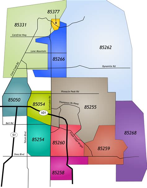 Zip Code Map Scottsdale Az - Jacki Letizia