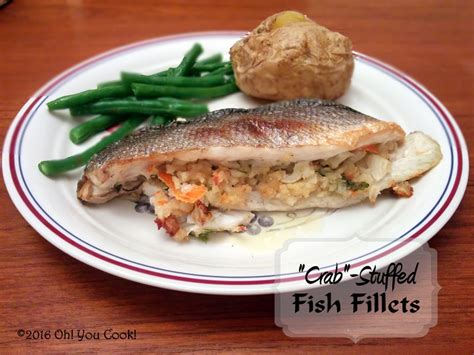 "Crab"-Stuffed Fish Fillets