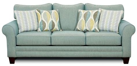 Brubeck Soft Teal Sofa from Furniture of America (SM8140-SF) | Coleman Furniture