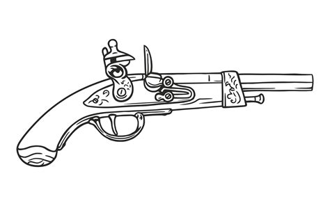 Pirate Pistol Vector