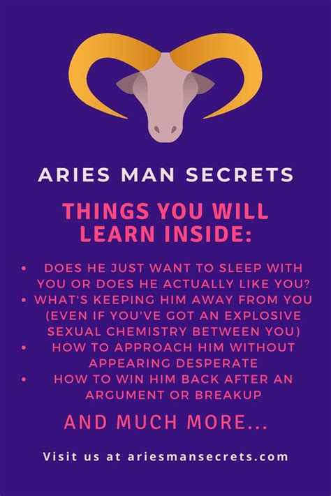 Unveiling The Mystique: Understanding The Aries Man Personality