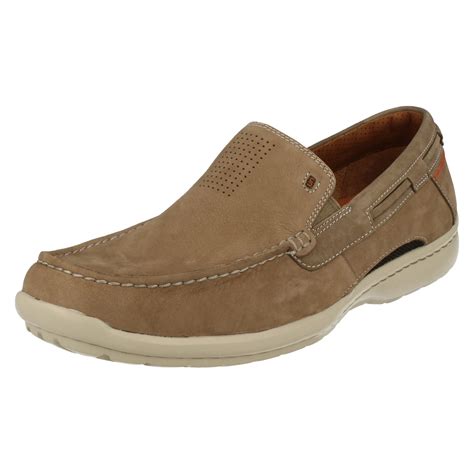 Mens Clarks Unstructured Slip On Shoes Un Sand6 | eBay