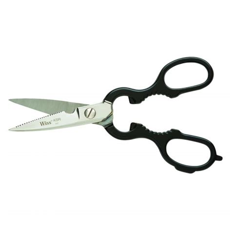 Wiss® KSRN - 8" Serrated Straight Handle General Purpose Scissors - TOOLSiD.com