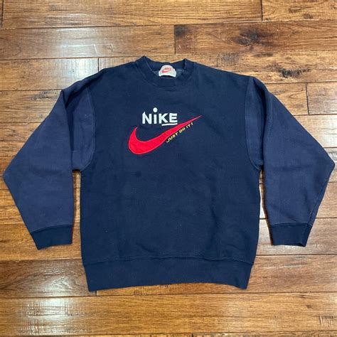 Rare Vintage 80’s Nike Embroidered Crewneck Amazing... - Depop