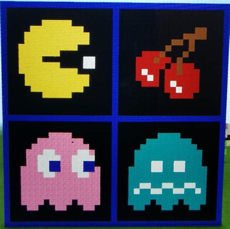 Pacman Pixel Art I made a while back :) : Minecraft