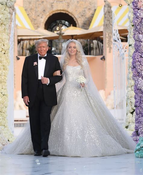 Details on Tiffany Trump's wedding dress from Michael Boulos nuptials