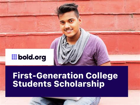 First-Generation College Students Scholarship | Bold.org