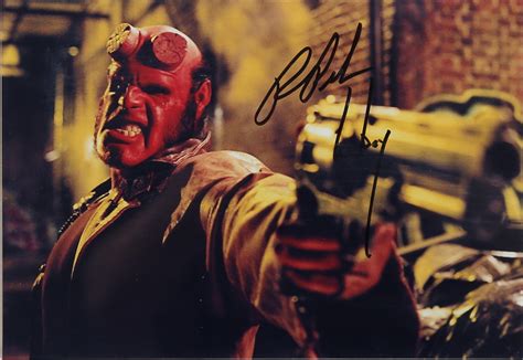 Images for 2311984. PICTURE with AUTOGRAPH, Ron Perlman, Hellboy. - Auctionet