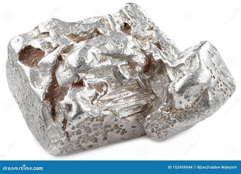 Platinum nugget stock photo. Image of massif, isolated - 152959544