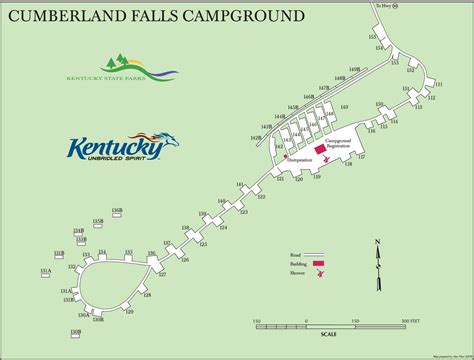 Cumberland Falls Map - Cumberland Falls • mappery