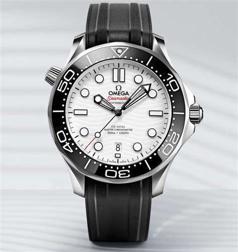 OceanicTime: OMEGA Seamaster Diver 300M WHITE CERAMIC & Stainless STEEL