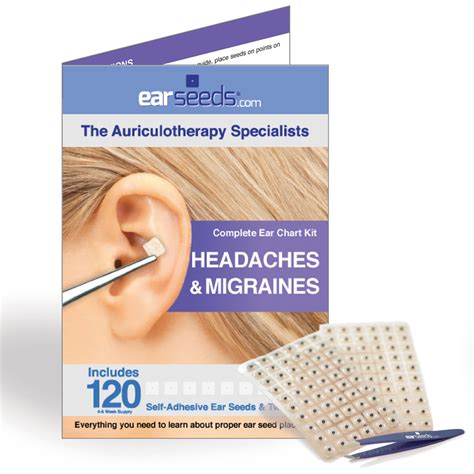 Headaches / Migraines Ear Seed Kit | Acuneeds Australia - Acupuncture & TCM Supplies