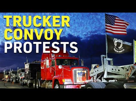 LIVE: US Trucker Convoy Begins