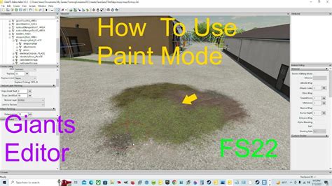Giants Editor | Step 4 Making Map Edit | How To Use Terrain Detail Texture Paint Mode FS22 - YouTube
