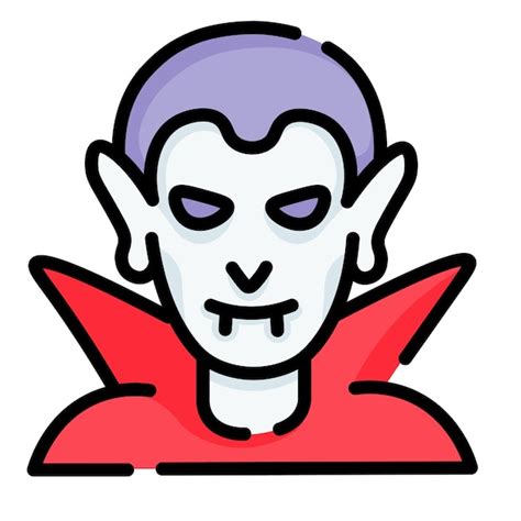 Premium Vector | Isolated dracula vampire icon in vector design element for halloween characters ...