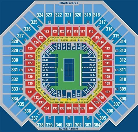 Arthur Ashe Stadium Seating Chart | US Open Seating Chart