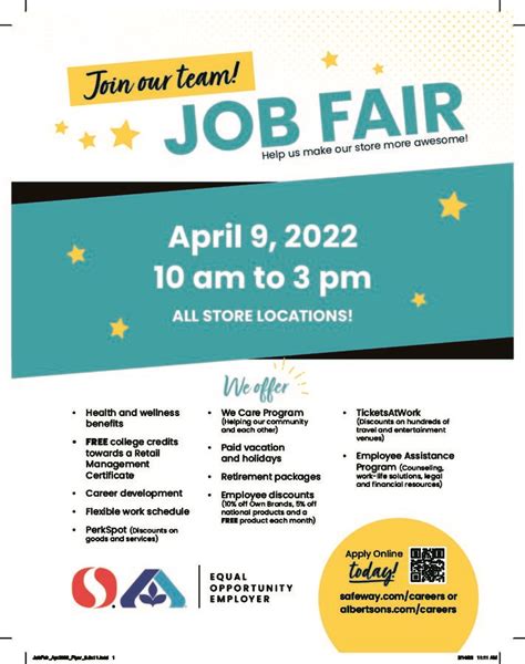 Safeway Job Fair – The Centennial Talon