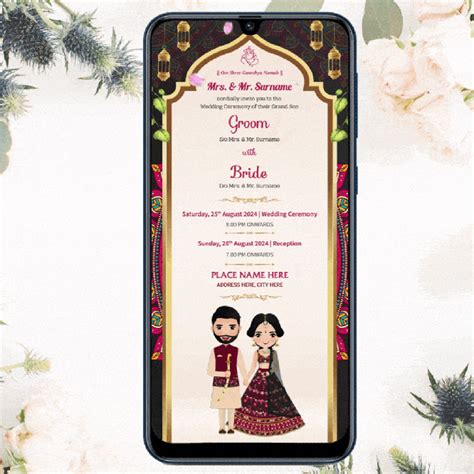 Meghadas Wedding Invitation Gif Meghadas Wedding Invi - vrogue.co