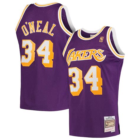 Los Angeles Lakers 1996-1997 Jersey Shaquille O'Neal | FREE PNG Logos