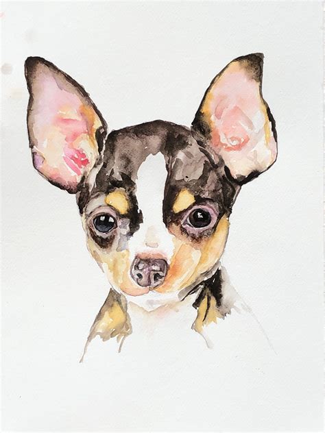 Pet Portrait. Custom Pet Portrait, Pet Memorial, Pet Gift, New Pet Gift, Watercolor Pet Portrait ...