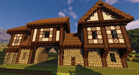 Tudor House (old design) : r/Minecraft