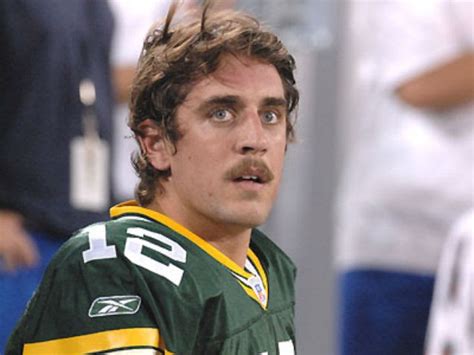 Aaron Rodgers Mustache / If NFL Teams Were Booze - What Would They Be? | VinePair / No, ron ...