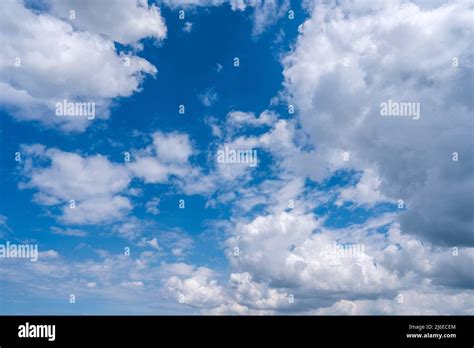 Clouds in the blue sky. Sky pattern Stock Photo - Alamy