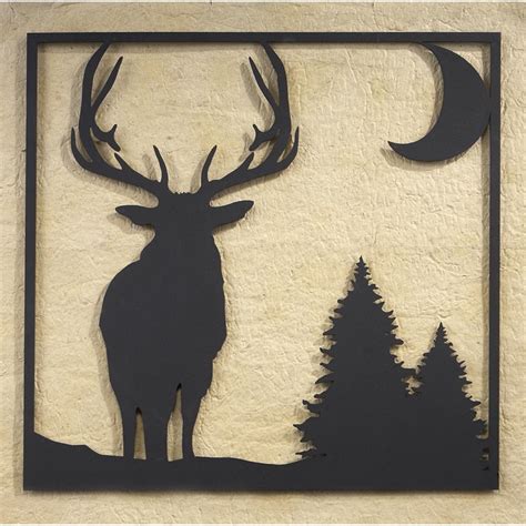 Elk Metal Wall Art - 205996, Decorative Accessories at Sportsman's Guide