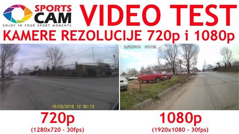 Sports Cam TEST 720p vs 1080p - YouTube