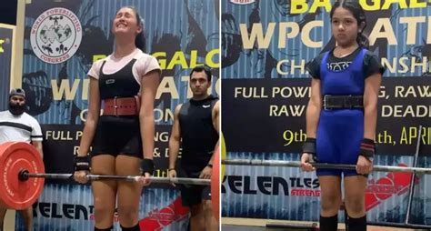 World Powerlifting Championship: Indian Teens Kasha & Noa Break World ...