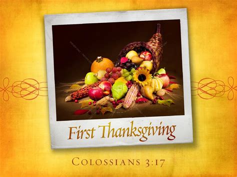 ShareFaith Media » First Thanksgiving Sermon PowerPoint – ShareFaith Media