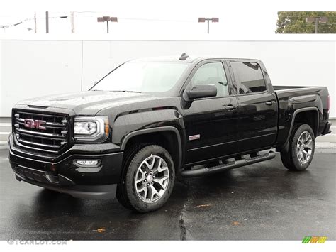 2017 Onyx Black GMC Sierra 1500 SLT Crew Cab 4WD All Terrain Package ...